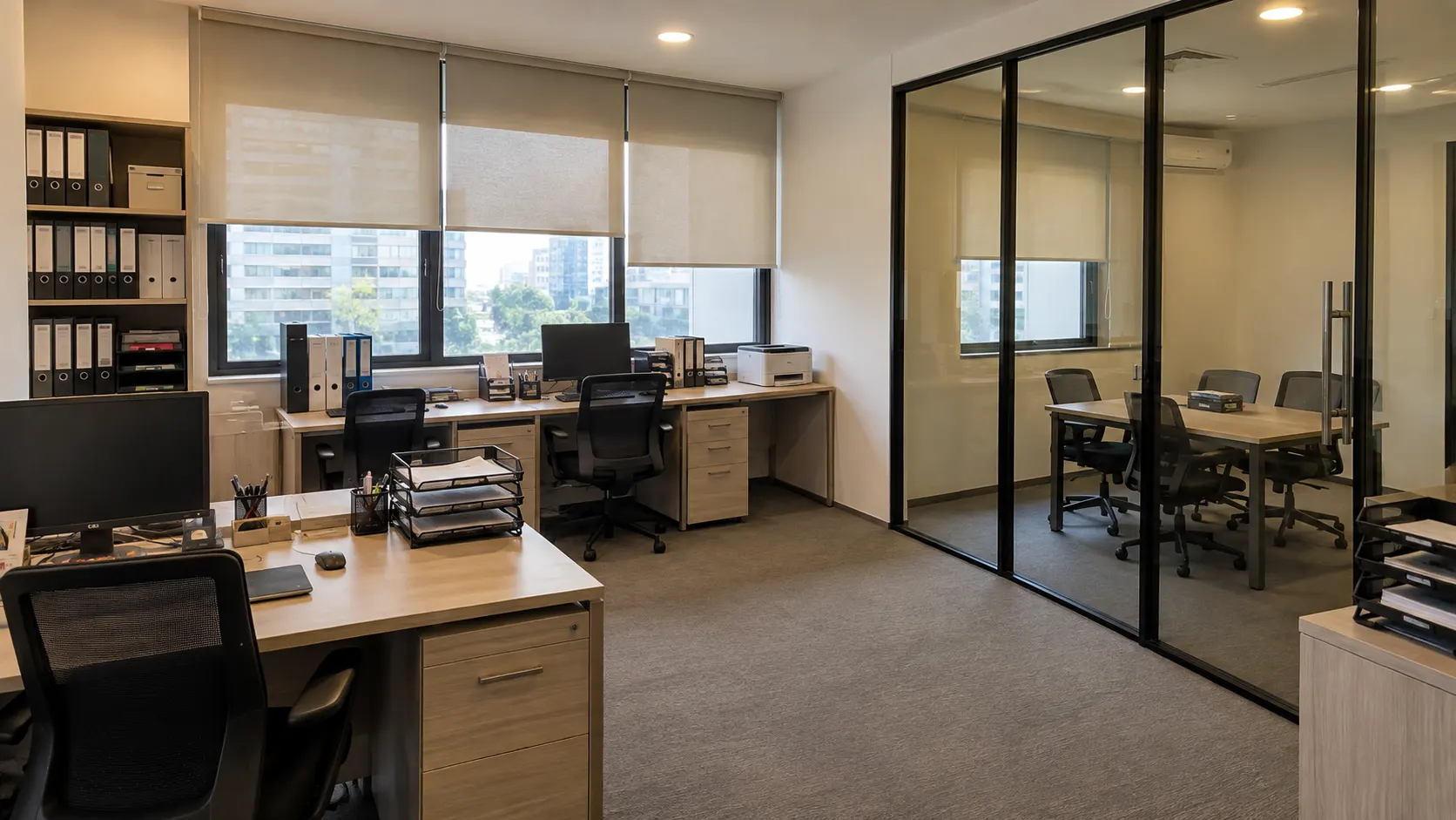 Offices and retail