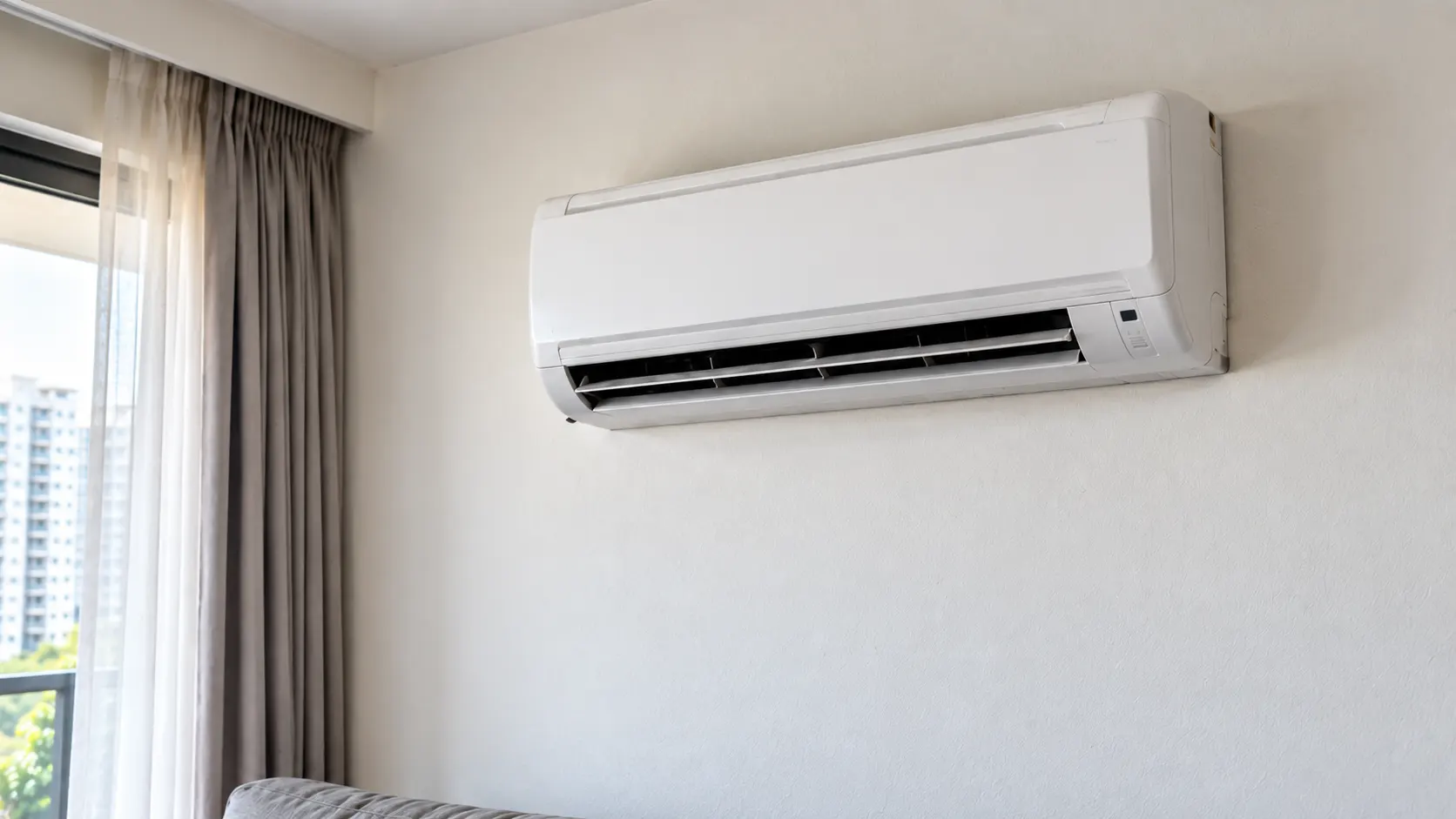 Wall-mounted aircon system
